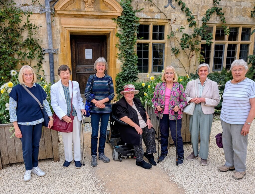 Minchinhampton WI members at Hidcote Gardens